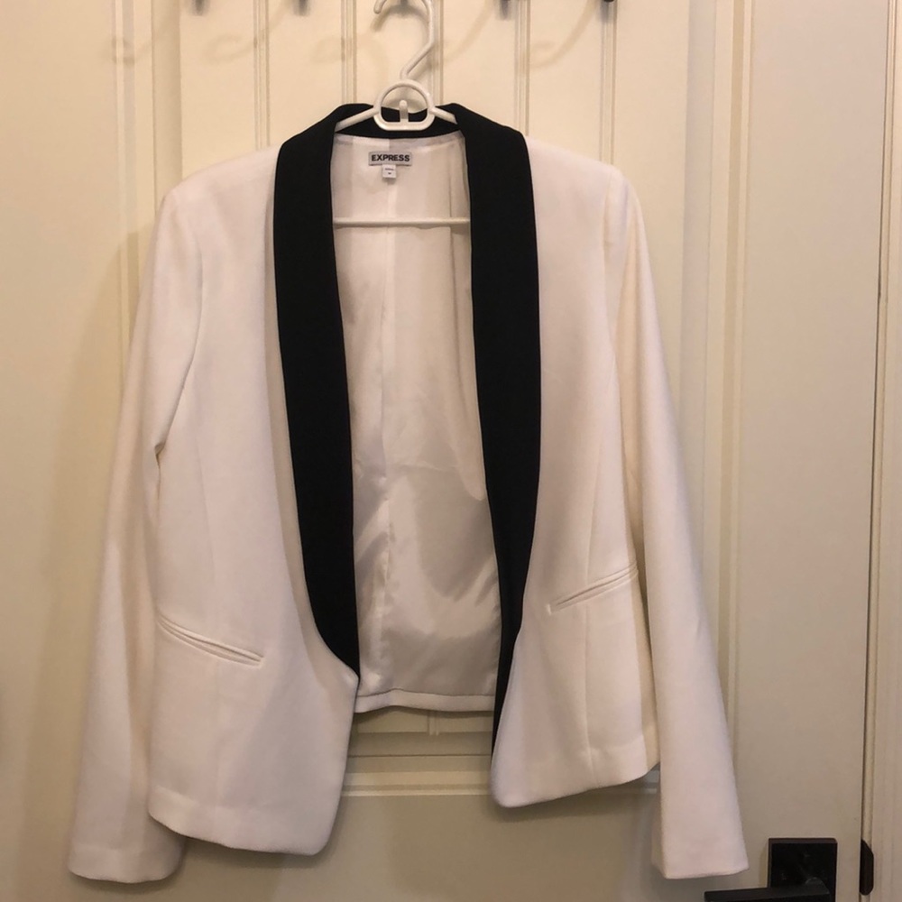 Express black & white Blazer